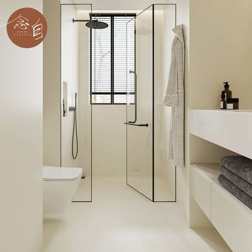 柔光超白肤感奶油白微水泥地砖客厅侘寂风卫生间墙砖哑光防滑瓷砖