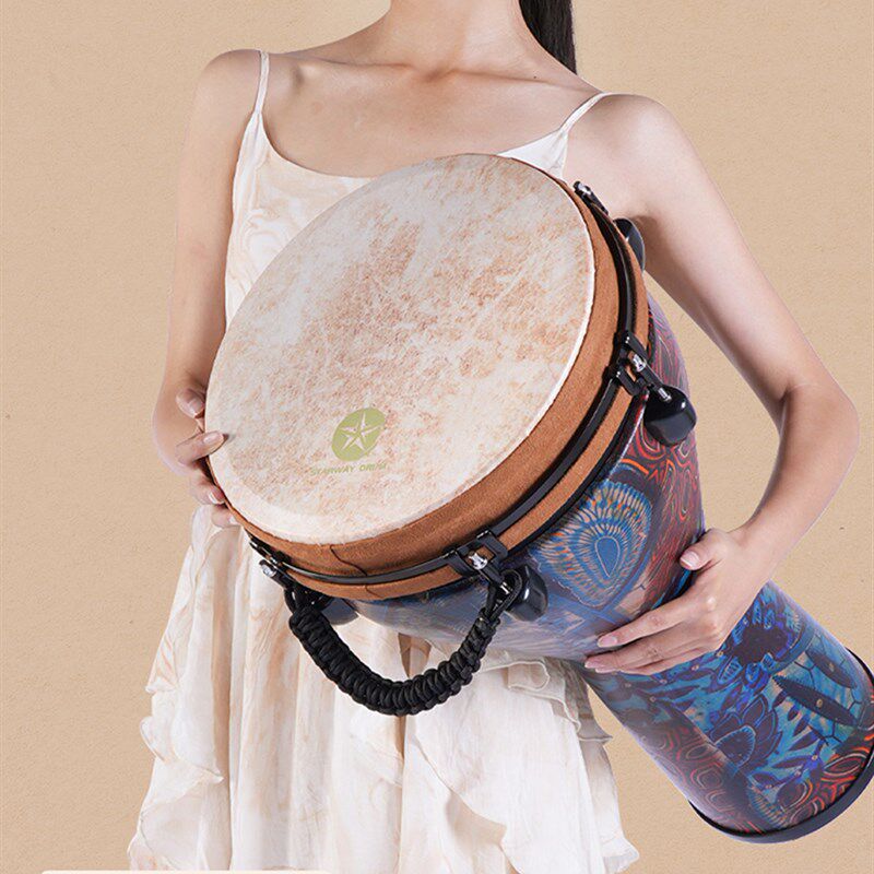 星程非洲鼓成人12寸专业手拍鼓2025H新款中青年老年初学者手鼓乐
