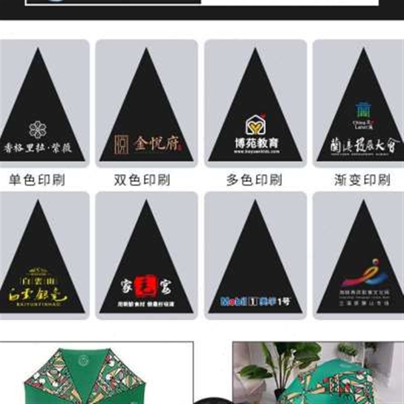 高档雨伞定制可印logo广告伞字礼品折叠男女黑伞全自动收缩加大