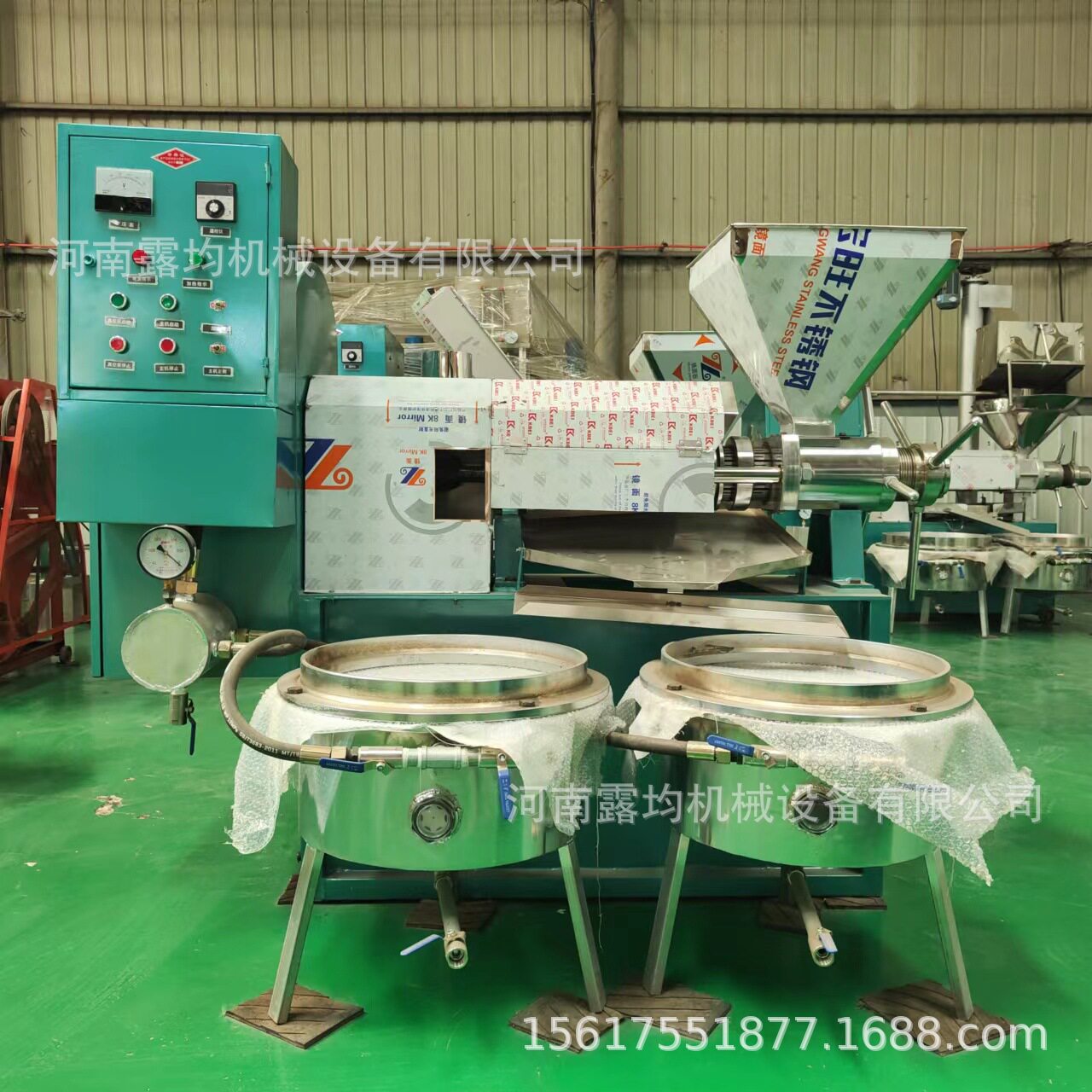 125型螺旋榨油机全自动冷热双榨温控榨油机 芝麻花生大豆油压榨机