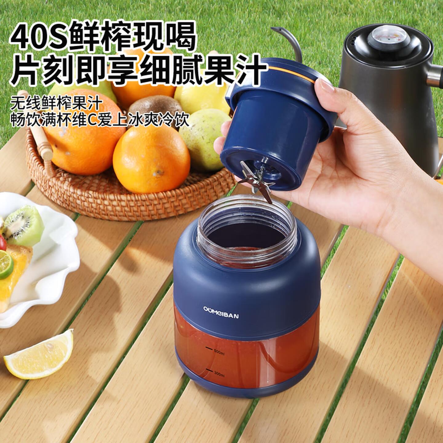 汁机小型家用榨邦汁杯欧美榨便携式炸汁机800ml大果容量吨JY-D02