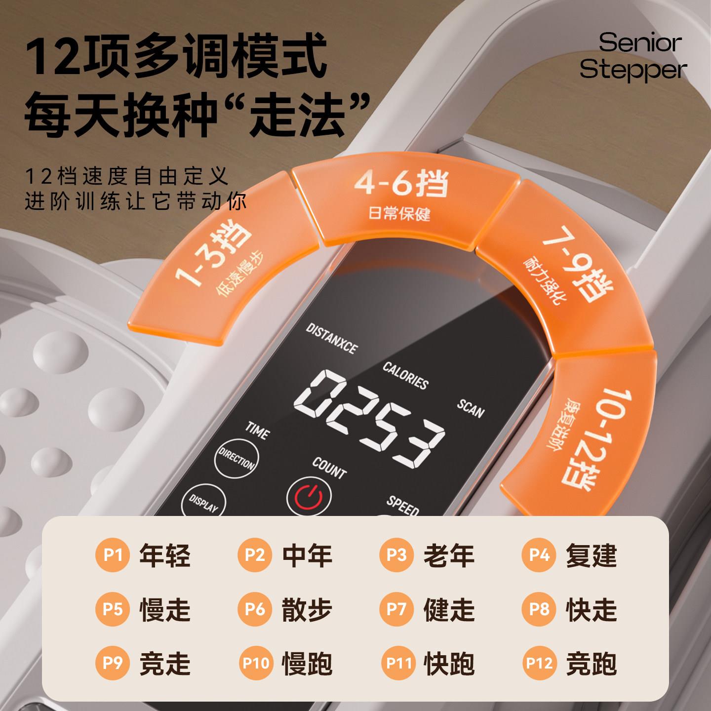 电动踏步机老人脚踏康复走步机用健身动器材健TYJ-0326步运家爬楼