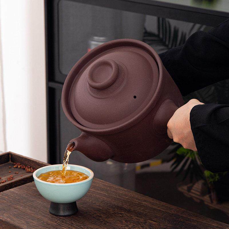 紫砂药砂锅熬中药专用锅老式煎药罐家用煎药壶原陶无釉瓦罐煎锅