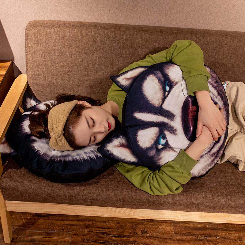 抱枕被子两用办公室午睡靠枕靠垫汽车内车载枕头空调被一体二合一