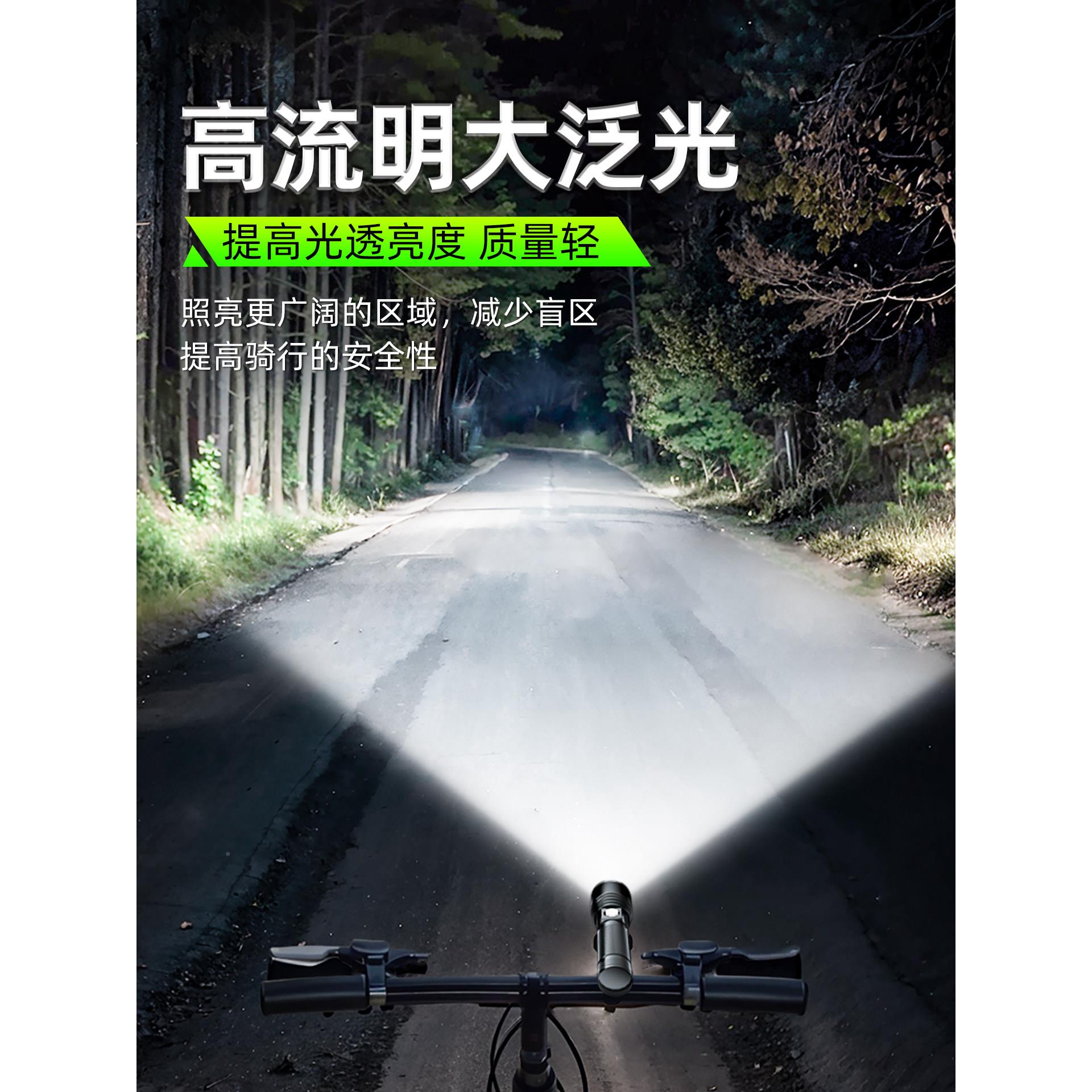 便2026新款远手电筒强光充电式小型外携超亮SS-E16I户自行车骑行