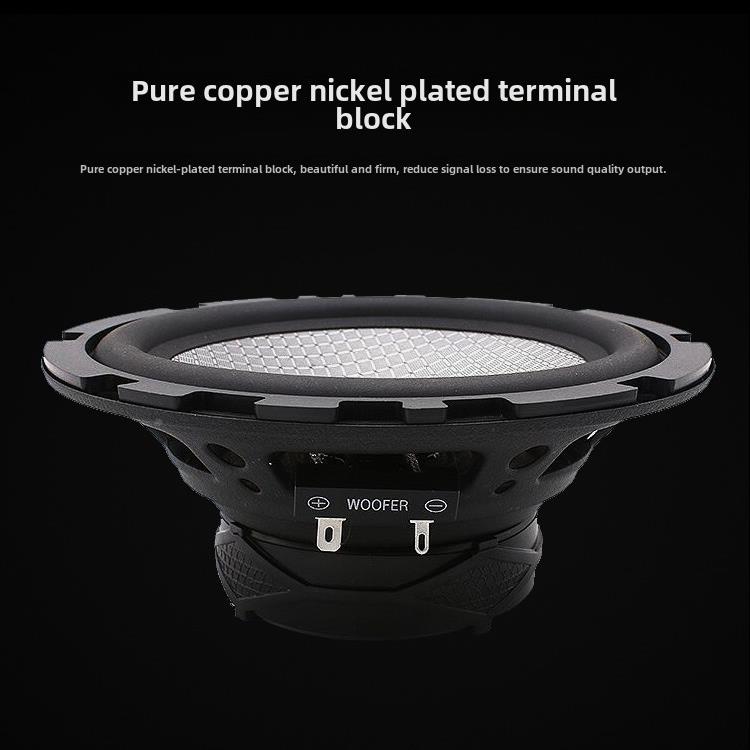 汽车音频扬声器6.5英套装喇叭扬寸设置修改前门低和音全范围声中