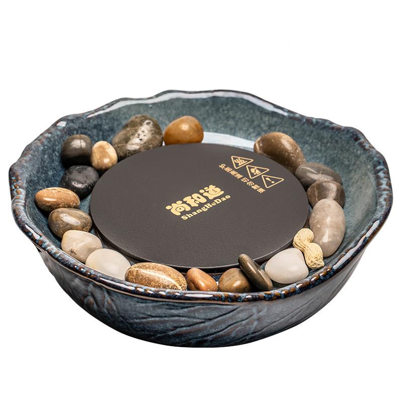 新款围晶炉煮茶器烤具全套家用内室黑炉火炉套装罐JX-1283罐茶壶