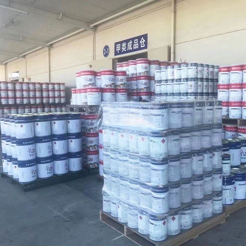 无溶剂环氧面漆 环氧地坪漆工业地坪 停车场环氧地坪施工
