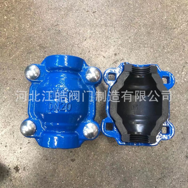 pvc管承口堵漏器 承接口处卡箍 pe管大肚式哈夫节