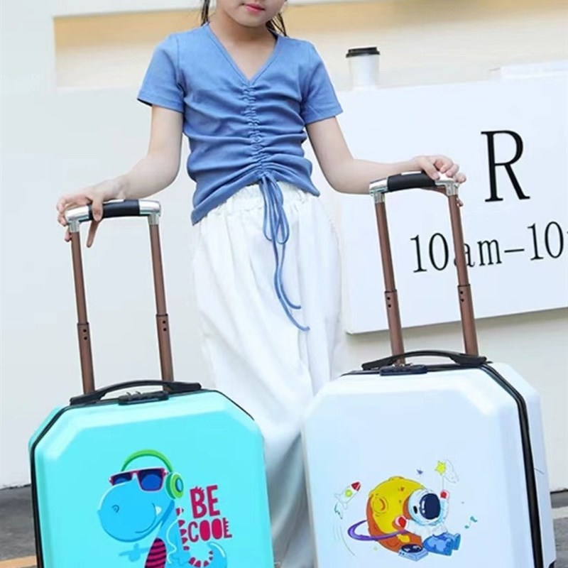 可印logo儿童拉杆箱卡通行李箱18寸学生密码旅行登机箱拉链礼品
