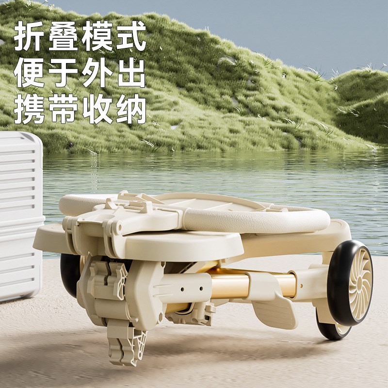 儿童遛娃轻便可折叠收车宝宝免安装溜娃简易小巧婴儿手推车