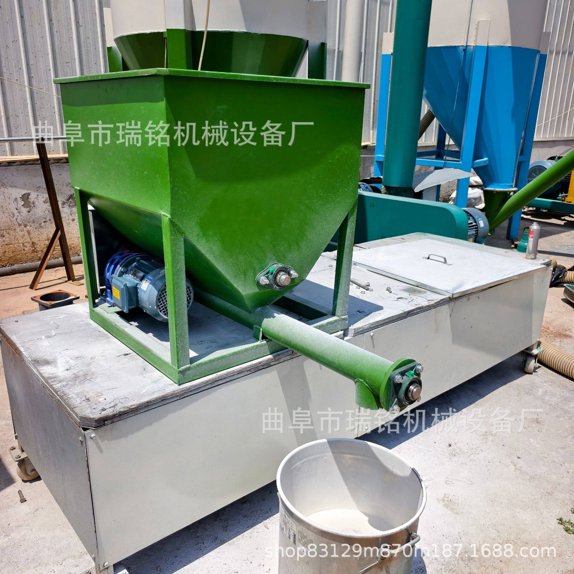 76MM管径金属助剂螺旋喂料机TGFF色母粉微型螺旋加粉机瑞铭