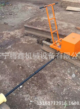 腾鑫 GZT-1轨枕螺栓涂油机 钢轨螺栓涂油器 手推式轨道自动涂油车