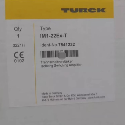 TURCK图尔克IM1-22Ex-T7541232隔离放大器