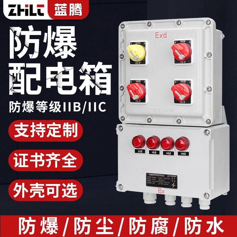 防爆配电箱照明电源控制箱回路开关防爆电控动力柜检修仪表接线箱