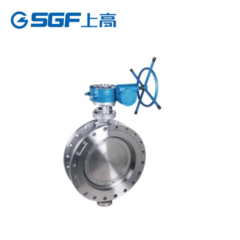 304不锈钢法兰蝶阀三偏心多层次硬密封蝶阀蒸汽油品控制阀D343W