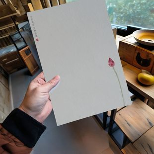 xyf23商务风简约古风国风手写空白卡片超大厚600g艺术纸卡片定制