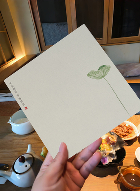 xyf22商务风简约古风国风手写空白卡片超大厚600g艺术纸卡片定制