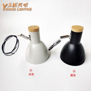 落地台灯吊灯灯罩万向软管鹅颈管摇头金属铁罩灯头机床工作灯配件