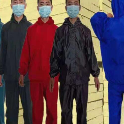 分体连帽工作服劳保防尘服防岩棉玻璃棉纤维防扎服喷漆打农药服