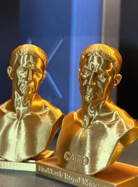 三角洲行动周边大红克劳迪乌斯半身像CATO摆件3D打印模型战利品