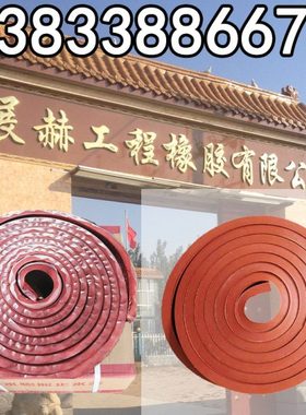 制品型遇水膨胀止水条 pz遇水膨胀橡胶止水条红色国标厂家20*30mm