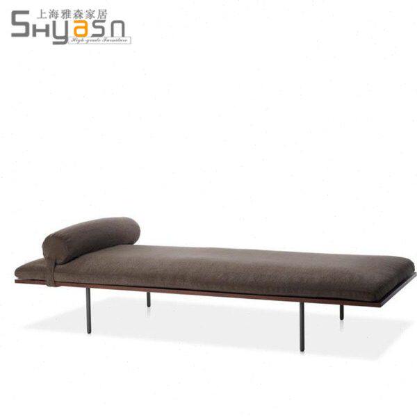 北欧贵妃榻日式简约现代客厅茶几长条凳懒人沙发凳卧室床尾凳躺椅