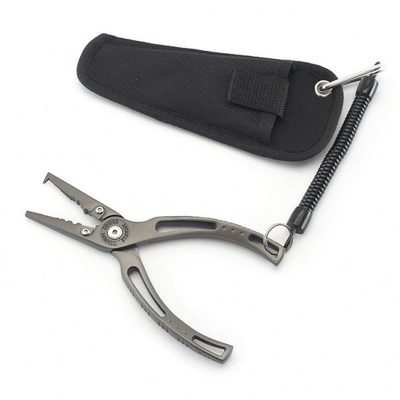 6.5寸全钢高铬不锈钢路亚钳子 开环钳剪线钳 钓鱼专用钳304钢