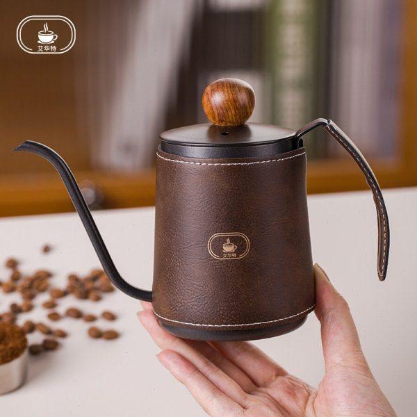 艾华特黑色手冲壶节日送男生礼物冲挂耳咖啡304不锈钢小型细口壶,餐饮具,手冲壶,淘宝优惠券,粉丝福利购,淘宝优惠卷