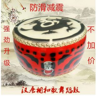 汉唐相和歌舞蹈道具踏鼓站人鼓加厚牛皮鼓尺寸图案可选
