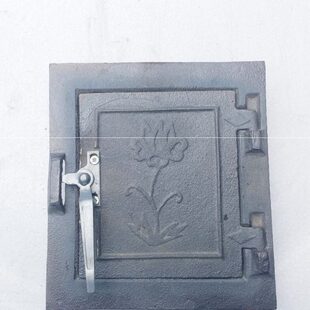 生铁炉门老式炉门火门封火盖子铸铁灶门农村灶炕门火炕大炉门家