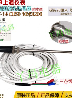 上通仪表WZCT-14 CU50 10米线 铂热电阻 探头热电偶