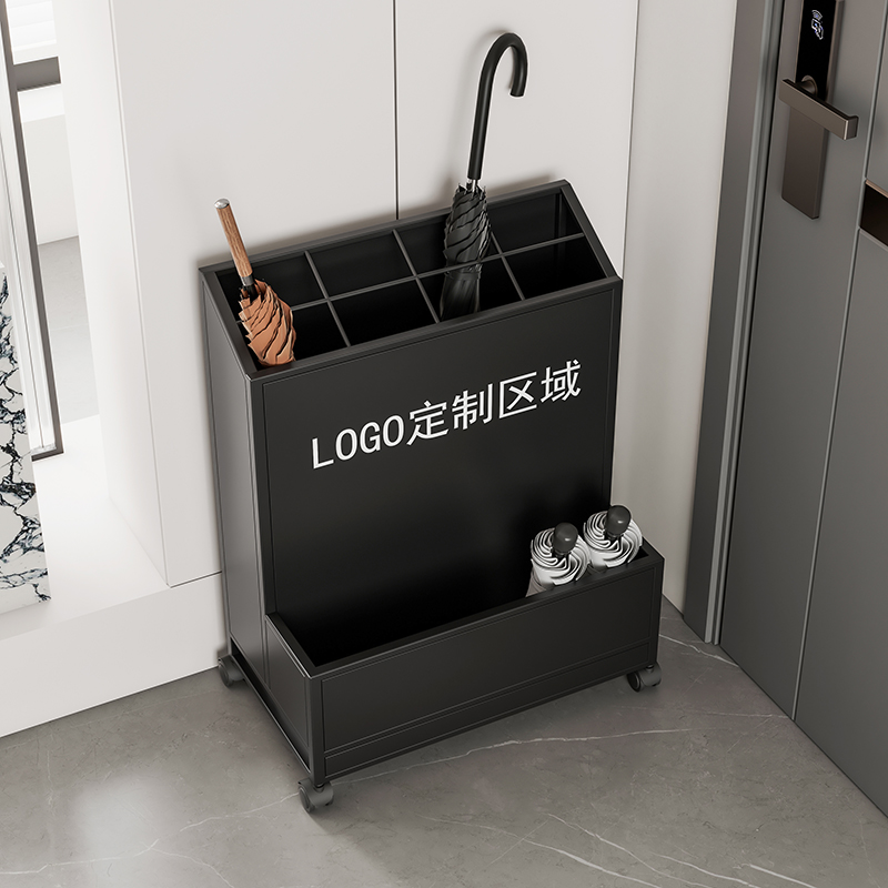 收纳桶家用酒店大堂办公挂伞筒z门口放置雨伞架子奶油商用入户神