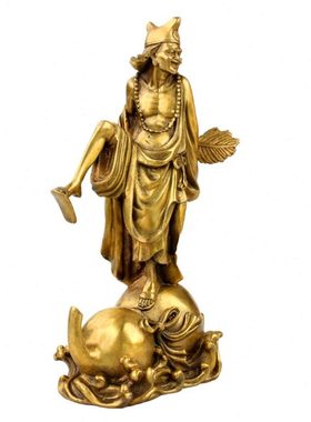 黄铜济公和尚摆件降龙罗汉家居工艺品笑佛葫芦摆设