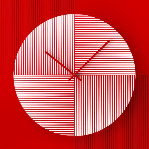 不争时间线系列挂表挂钟客厅家用钟表静音创意装饰波普艺术挂钟