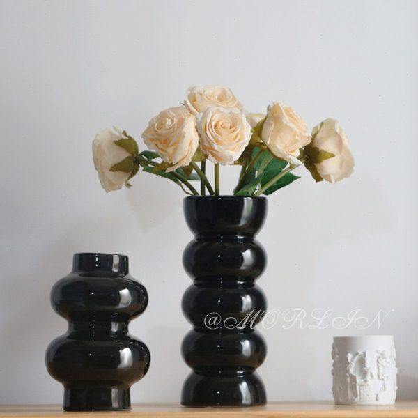 Lenox陶瓷花瓶 创意摆件客厅电视柜玄关餐桌 奶油风风陶瓷,家居饰品,花瓶,淘宝优惠券,粉丝福利购,淘宝优惠卷