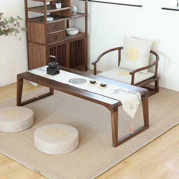 实木榻榻米茶几飘窗桌日式茶桌椅组合阳台矮桌禅意地台桌榆木炕几,全屋定制,和室几桌,淘宝优惠券,粉丝福利购,淘宝优惠卷