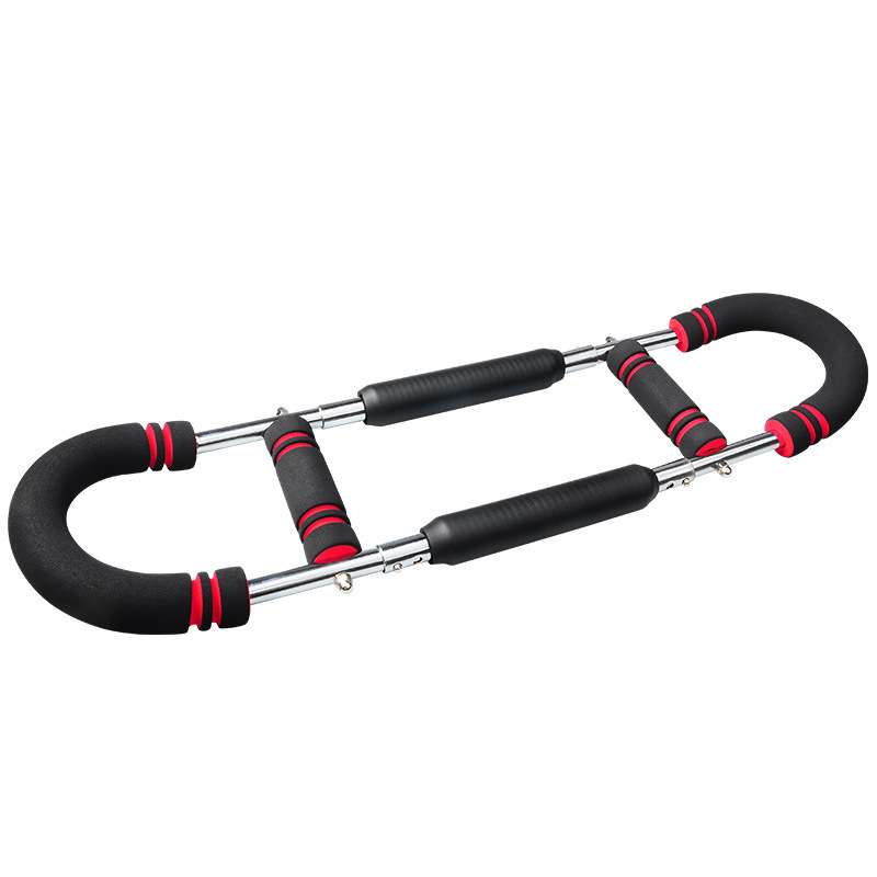 U型多功能可调节臂力器室内锻炼健身器材腕力三挡可调弹簧臂力棒