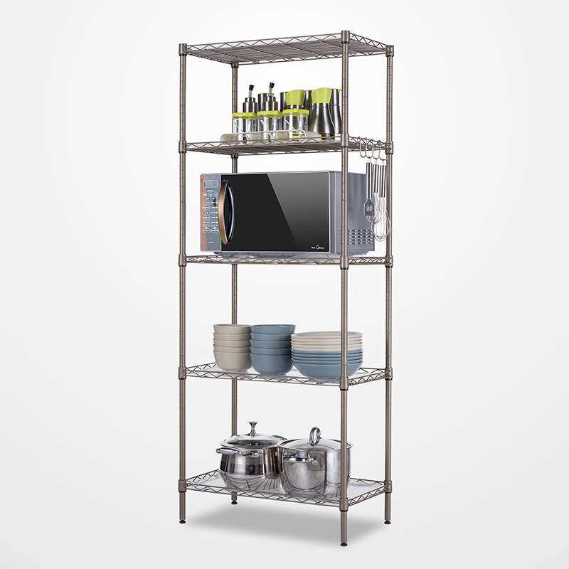 心家宜工厂直销 厨房五层居家金属置物架