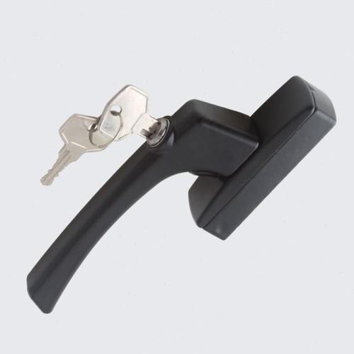 门窗儿童锁断桥铝窗锁把手带锁金钢网窗锁外开窗配件内开内倒窗锁