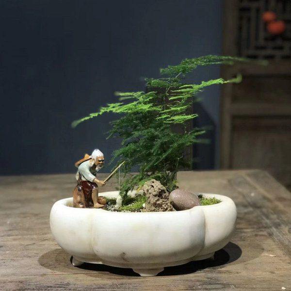 汉白玉雕刻石头盆种花养鱼摆件室内外海棠祥云盆装饰盆景复古花盆,家居饰品,石雕,淘宝优惠券,粉丝福利购,淘宝优惠卷