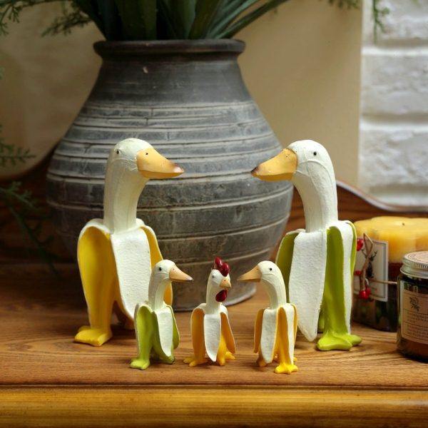 蕉个朋友鸭香蕉鸭子加油鸭搞怪沙雕桌面摆件节日生日创意情人礼物,家居饰品,落地摆件,淘宝优惠券,粉丝福利购,淘宝优惠卷