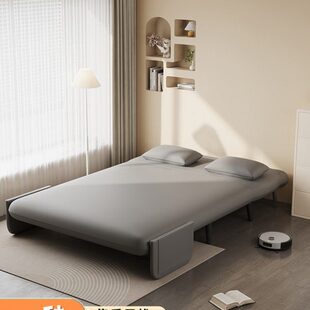 双人沙发床折叠两用小户型卧室阳台多功能床单人儿童折叠床一米二