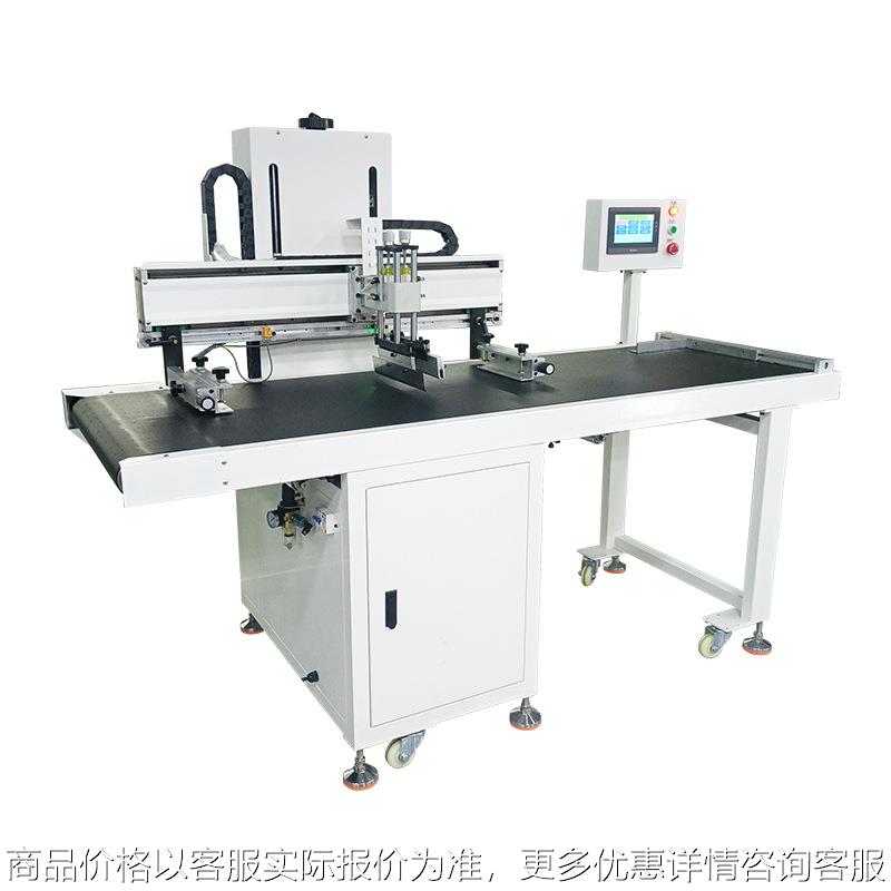 高速流水线丝印机 纸箱包装袋输送式印刷机半自动平面网印机