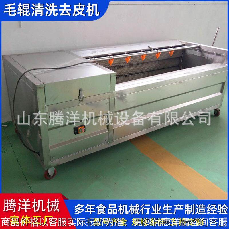 烧焦猪脸清洗设备 十根毛刷清洗机 土豆毛辊去皮毛刷清洗机,清洗/食品/商业设备,肉制品加工设备,淘宝优惠券,粉丝福利购,淘宝优惠卷