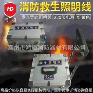 消防导向发光照明线 消防发光引路救生照明线插电式220伏电源