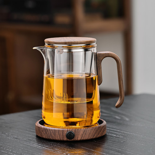 耐热玻璃泡茶壶家用养生花茶泡茶杯茶水分离茶壶办公大容量泡茶壶