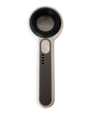 3008C新款LED灯紫外灯鉴定手持充电电量显示非球面镜片放大镜