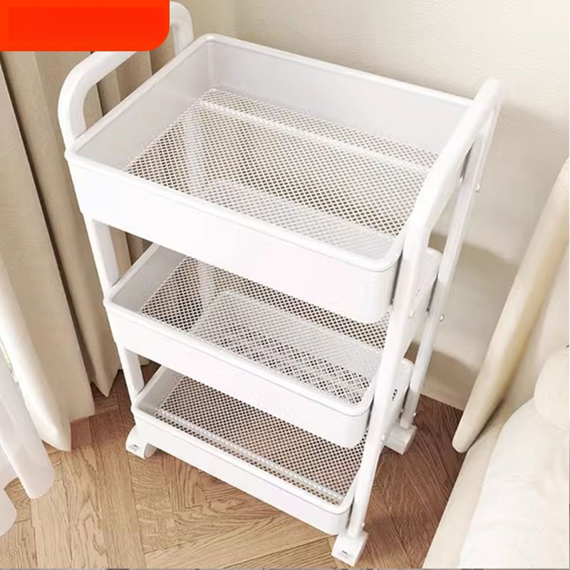 小推车置物架厨房落地卧室多层婴儿零食移动浴室卫生间收纳储物架