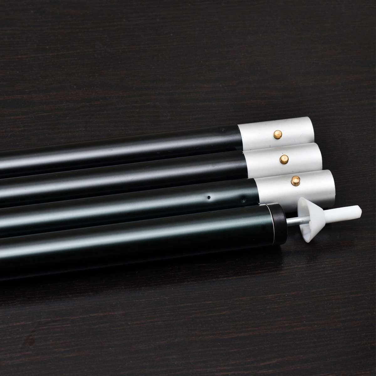 户外铝合金天幕杆2.8米露营加粗32mm帐篷杆支撑杆4节遮阳棚门杆架